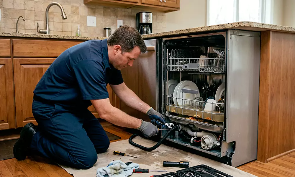 Dishwasher Not Draining Repair in Medford, MA