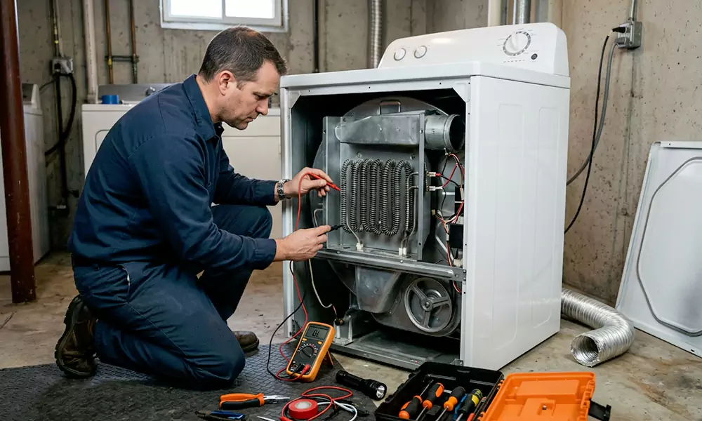 Dryer Not Heating Repair in Medford, MA