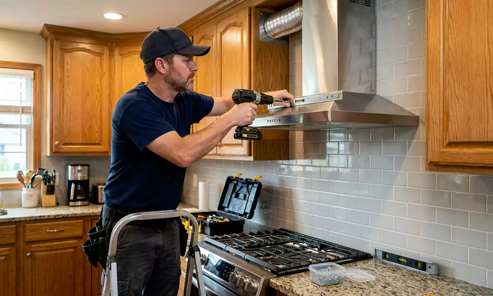 Range Hood Installation in Medford, MA