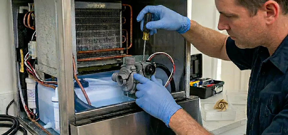Commercial Ice Maker Water Pump Repair in Medford